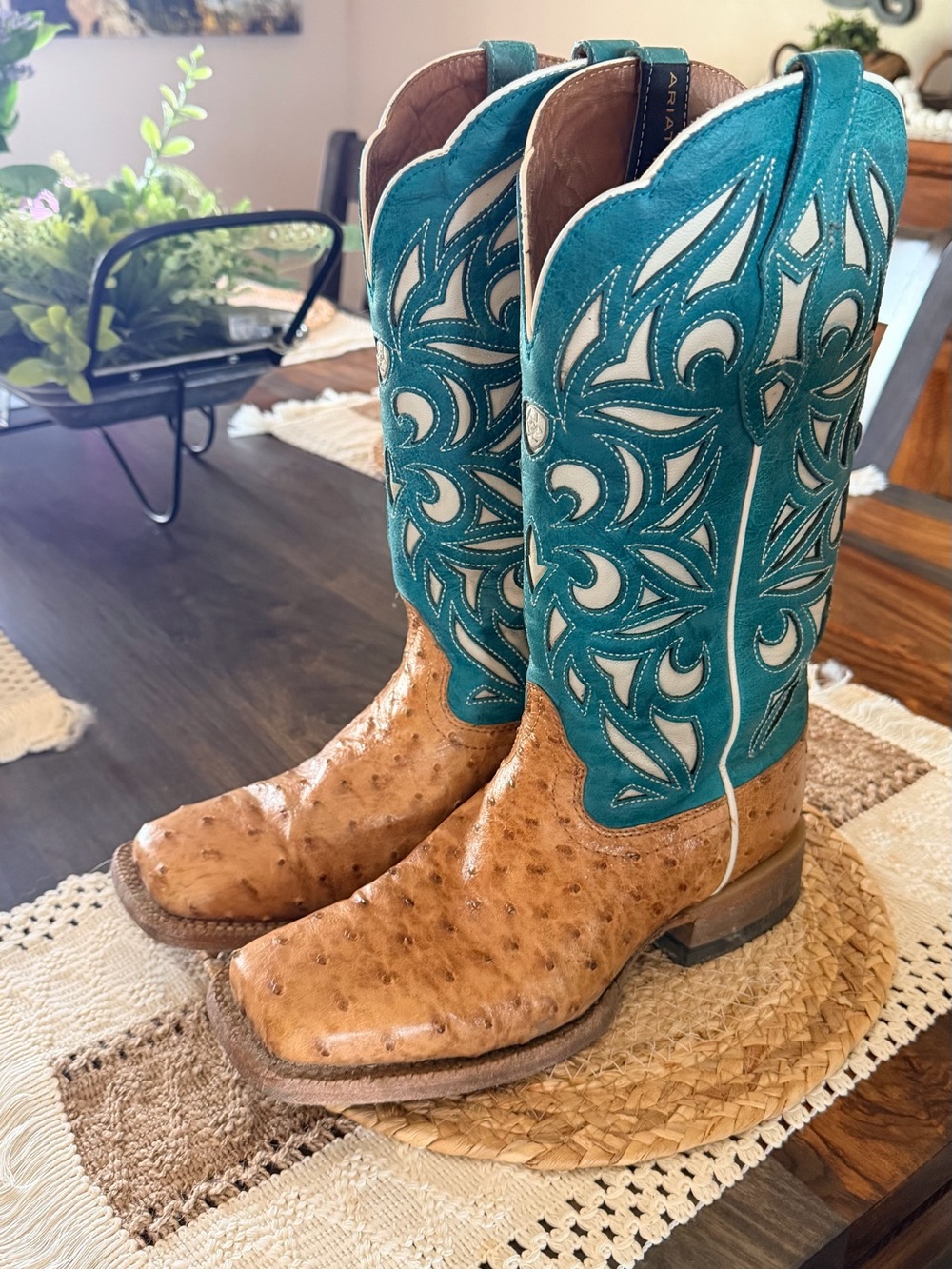 Ariat's Carmencita - Exotic Ostrich Boots